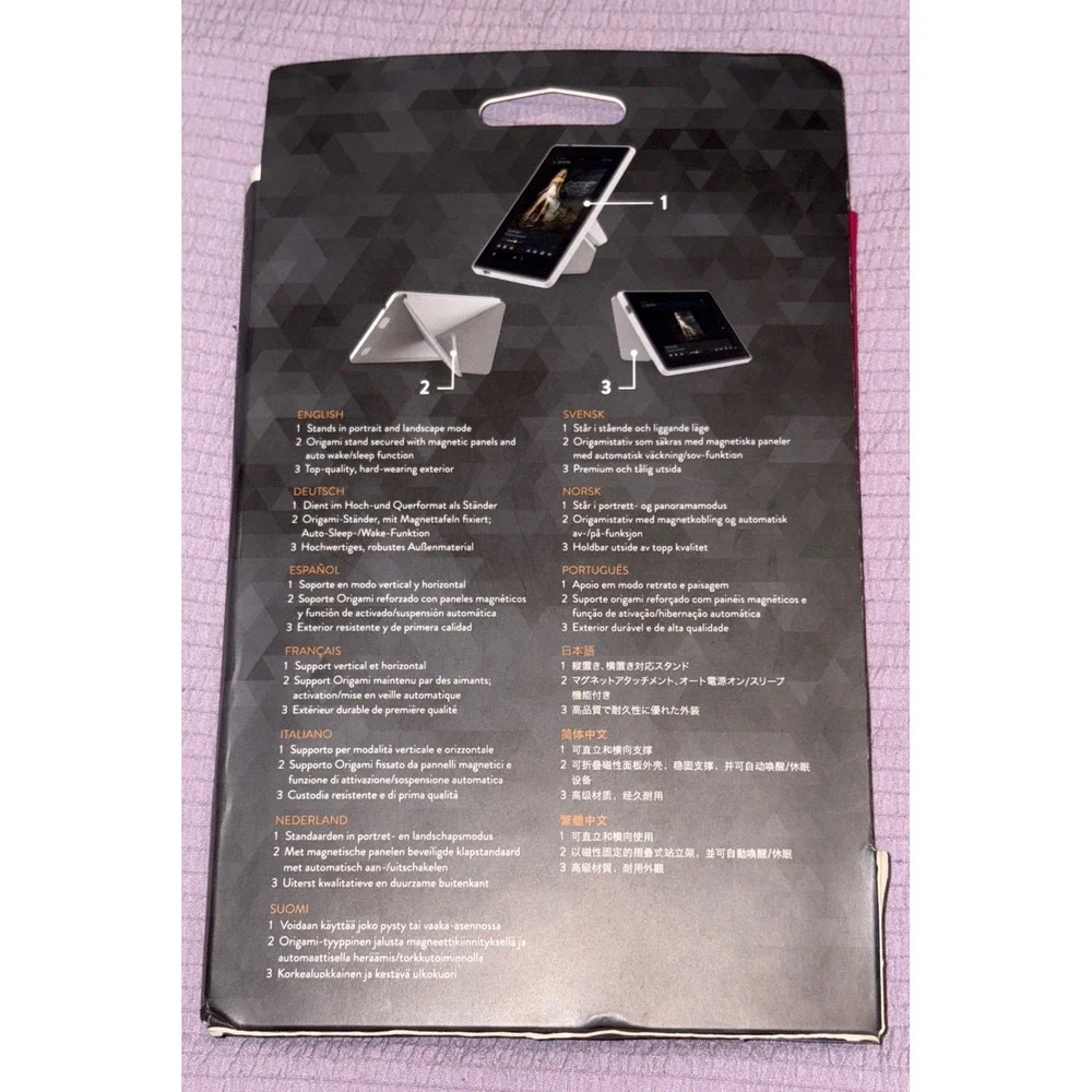 NEW Amazon Kindle Fire‎ HD Origami Cover, Red